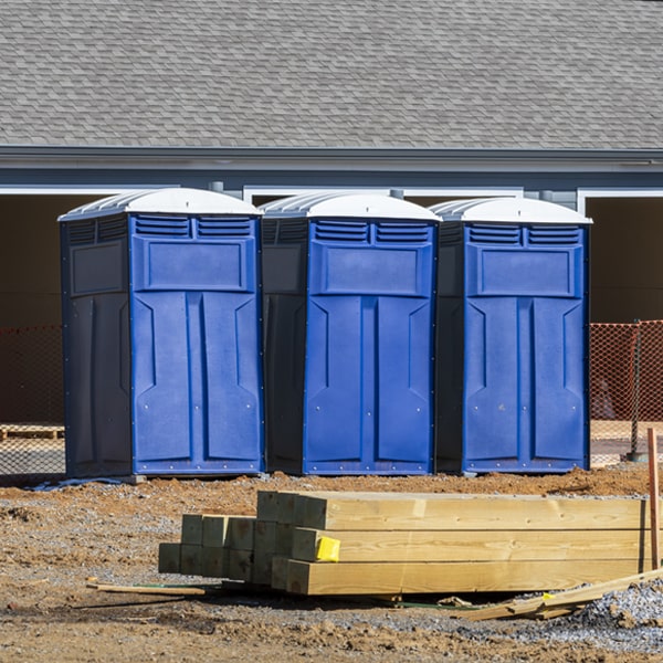 how can i report damages or issues with the portable toilets during my rental period in La Mesilla New Mexico